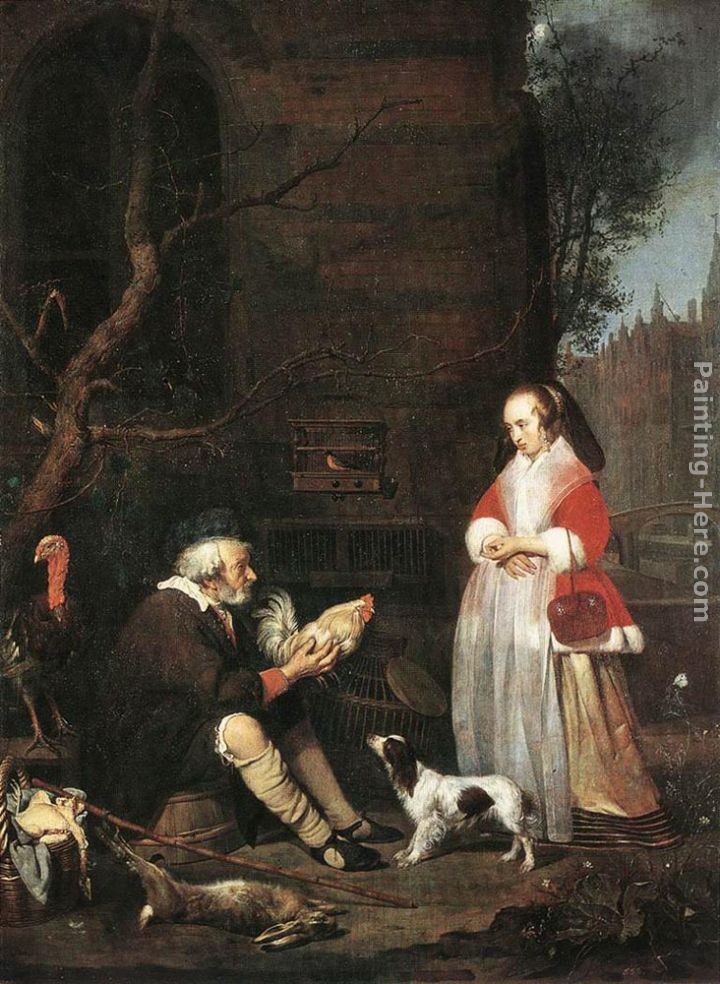 Gabriel Metsu Poultry Seller